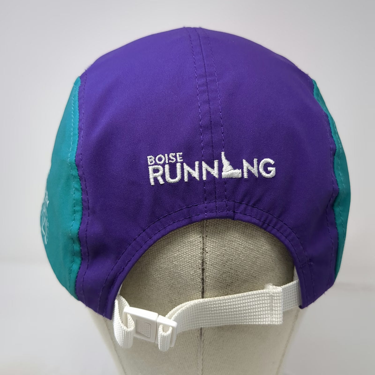Fleet Feet 5 Panel Hat Purple Blue One Size Boise Greenbelt Relays Idaho Running