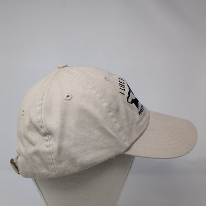 I Like It On Top Pikes Peak Slideback Hat Tan One Size Embroidered