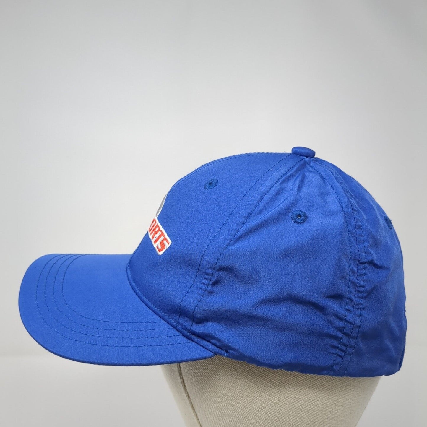 i9 Sports Strapback Hat Blue One Size Adjustable Embroidered Outdoor