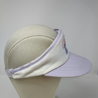 Hanes Headwear Visor Purple Idaho Centennial 1890-1990 Adjustable Hat Vintage