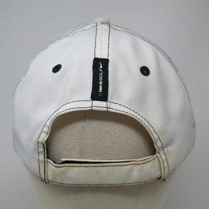 Nike Baseball Cap White One Size SAS Logo Contrast Stitching Polyester Golf Hat