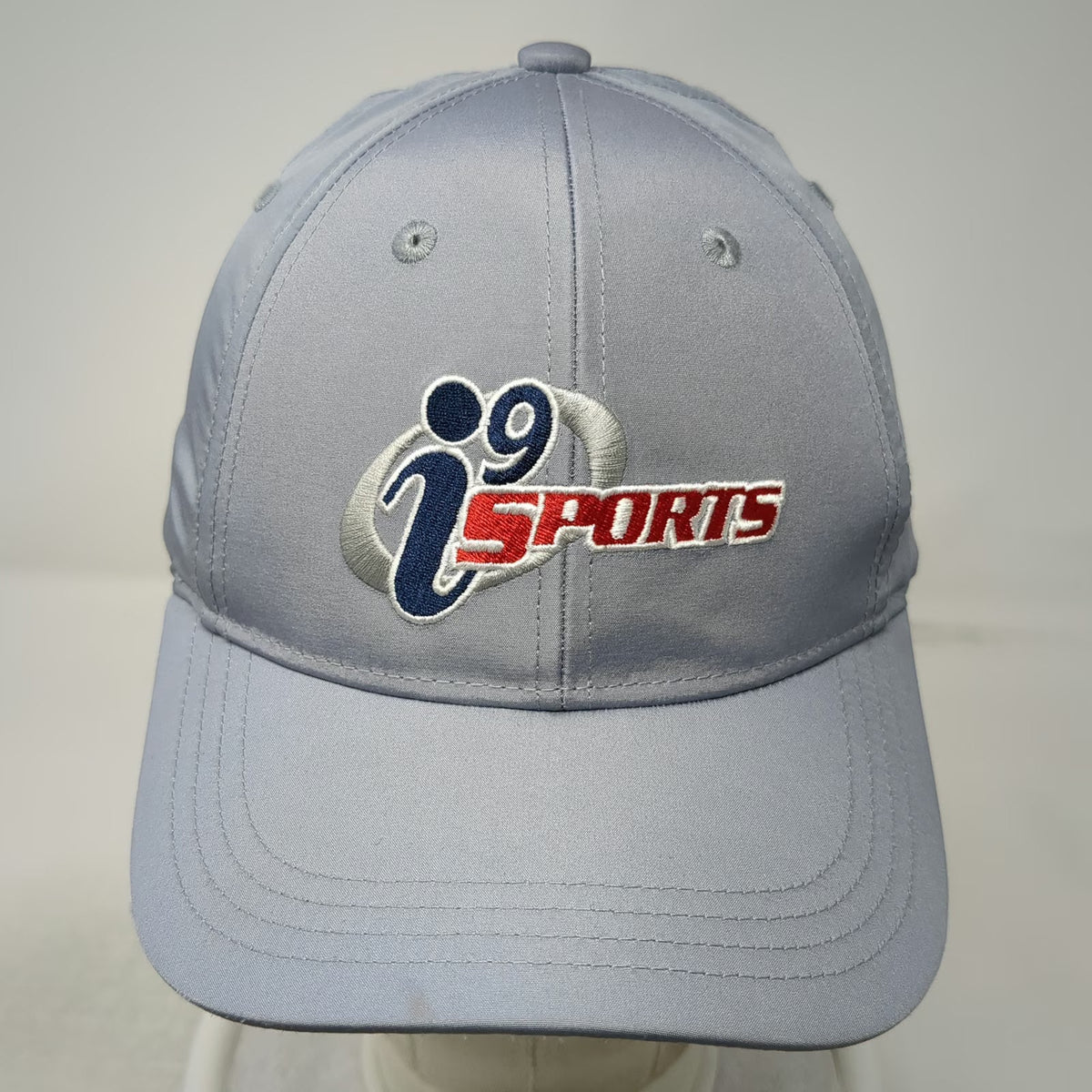 i9 Sports Hat Boys Baseball Cap Gray One Size Polyester Performance Strapback