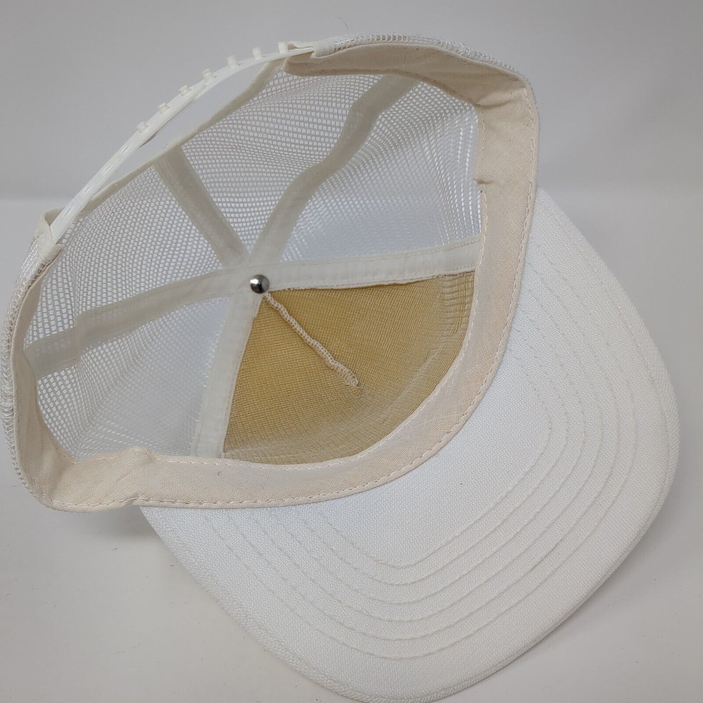 Mill Wright & Machine Erectors Nevada Snapback Trucker Hat White OS Adjustable