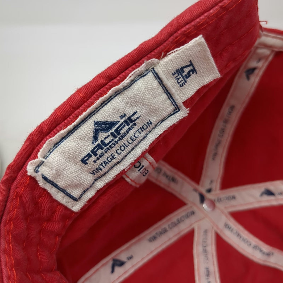 Pacific Headwear Baseball Cap Red One Size Slideback Keystone Embroidered Hat