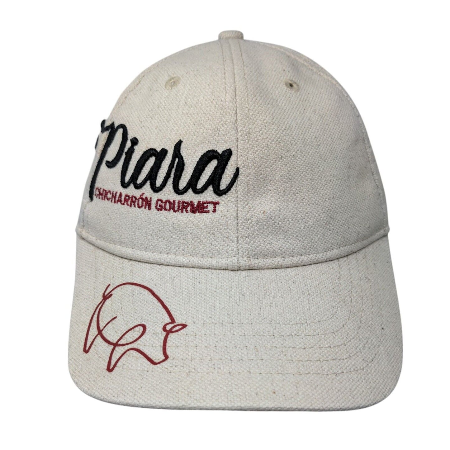Piara Chicharron Gourmet Slideback Hat Tan OSFM Leather Strap 6 Panel