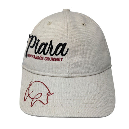 Piara Chicharron Gourmet Slideback Hat Tan OSFM Leather Strap 6 Panel