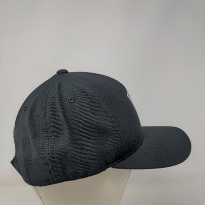 WV Adult Strapback Hat Black One Size Adjustable Pro Model Pacific Headwear