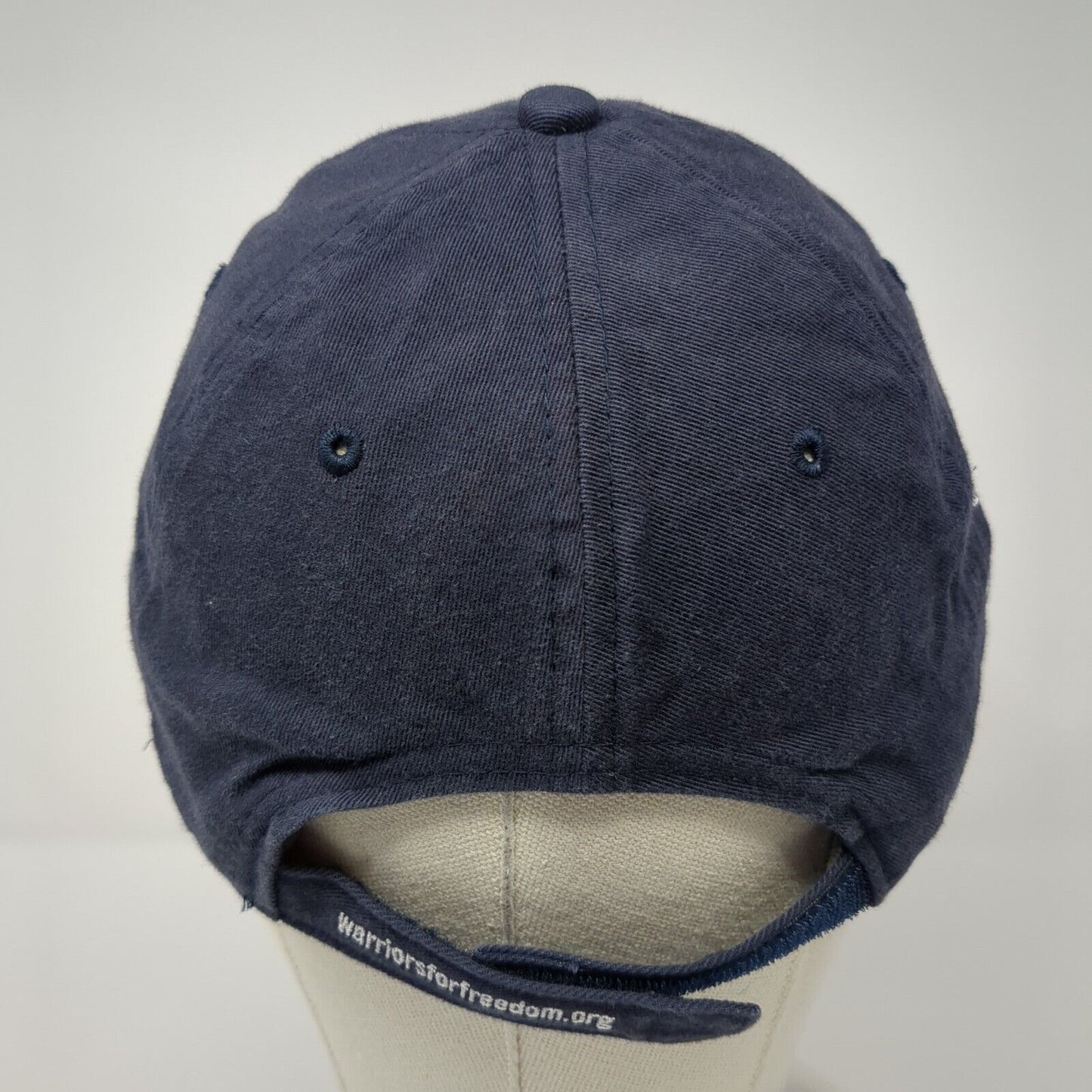 Warriors for Freedom Strapback Hat Blue One Size Embroidered Pukka