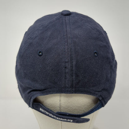 Warriors for Freedom Strapback Hat Blue One Size Embroidered Pukka
