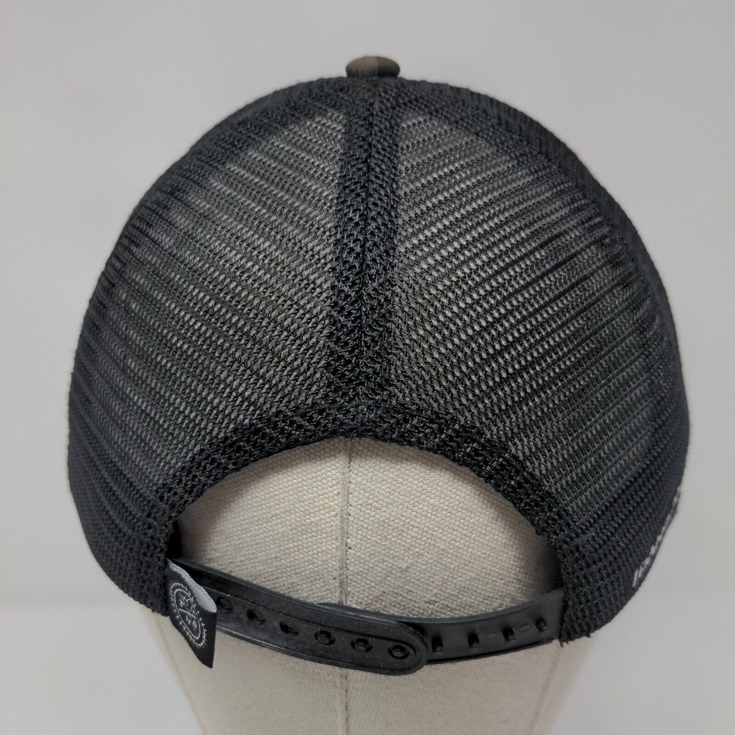 Idaho Heartbeat Snapback Mesh Back Trucker Hat Camo OSFA Adjustable