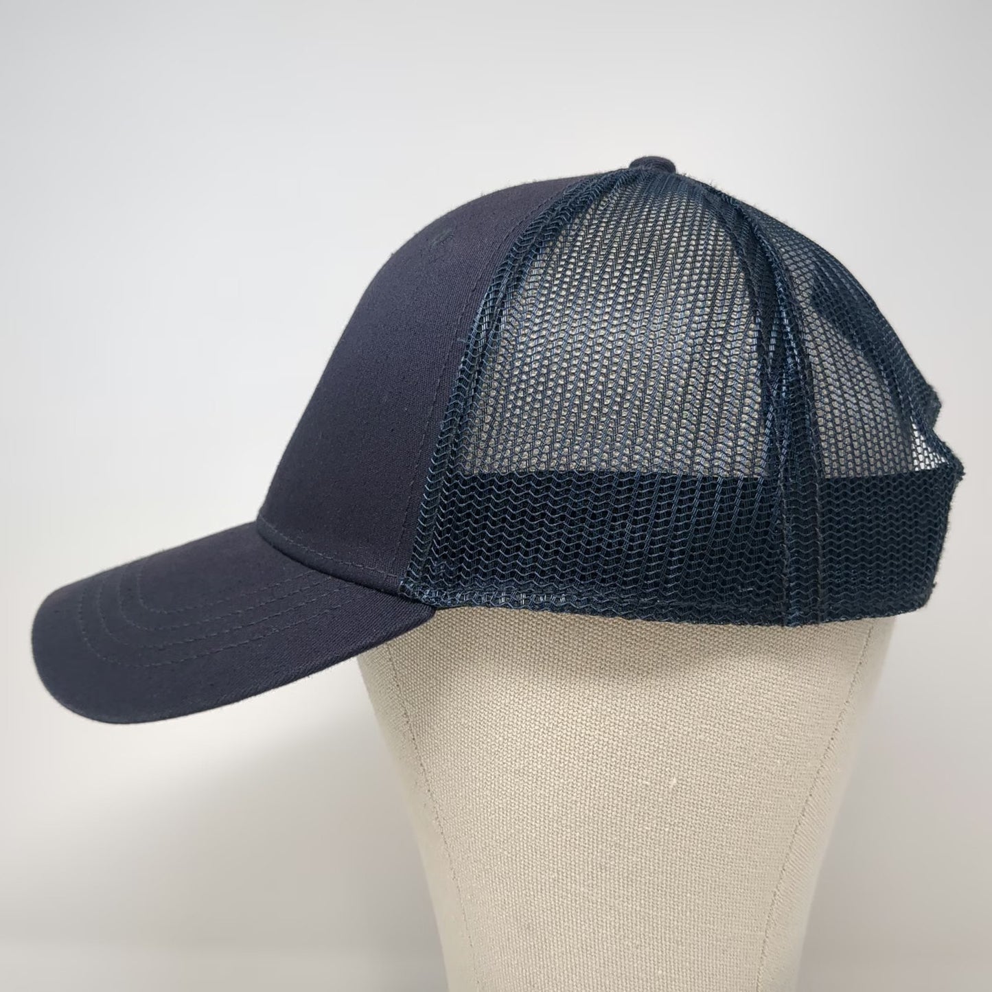 KÜHL Trucker Hat Blue One Size Mesh Back Mountain Patch Adjustable Snapback