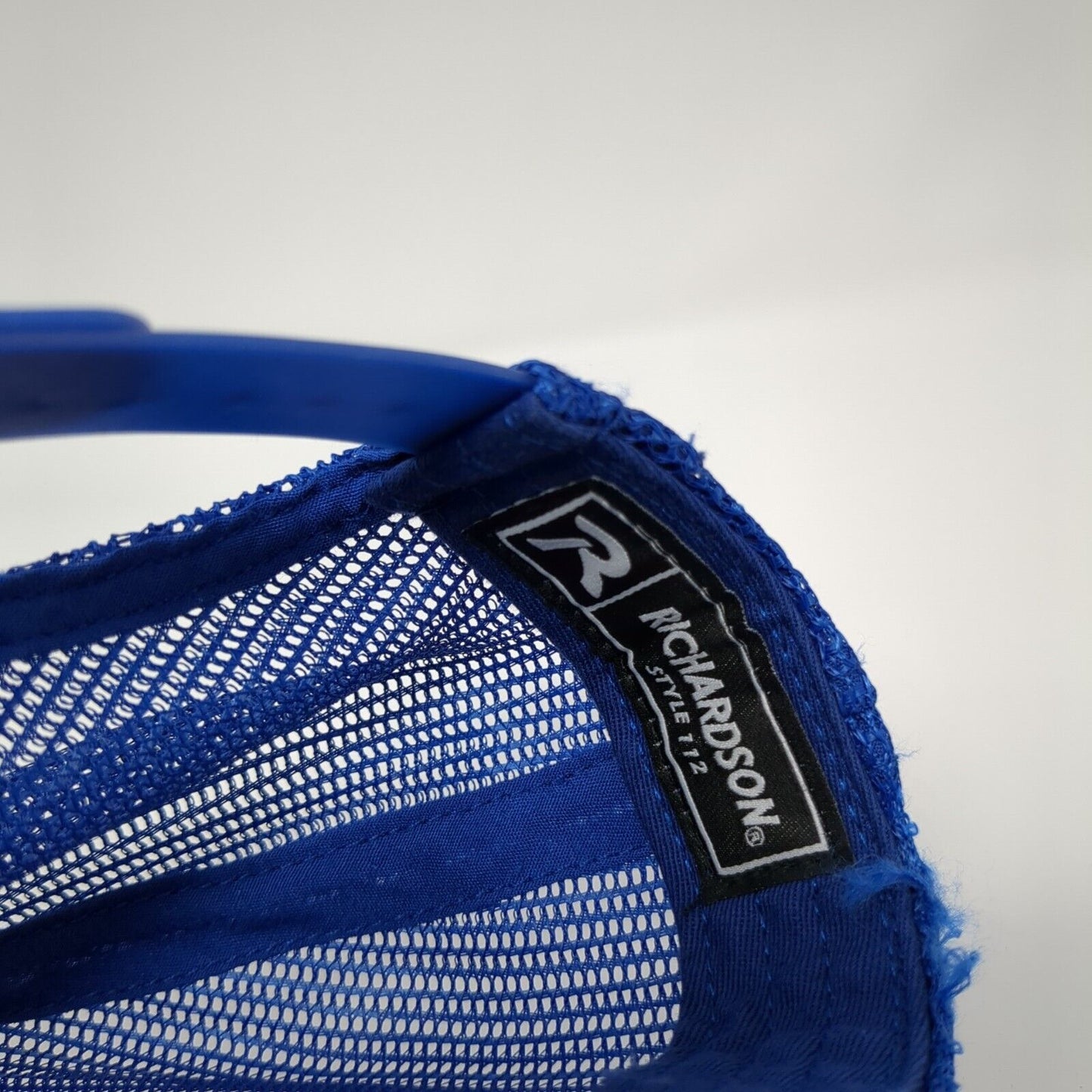 N Boise Snapback Mesh Back Trucker Hat Blue One Size Solid Richardson