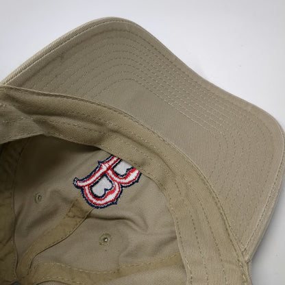 American Needle Boston Red Sox MLB Baseball Cap Hat Beige Red Blue OS Strapback
