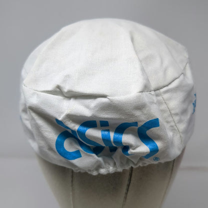 Asics Army Cap White Blue One Size New York City Marathon Hat Running Athletic