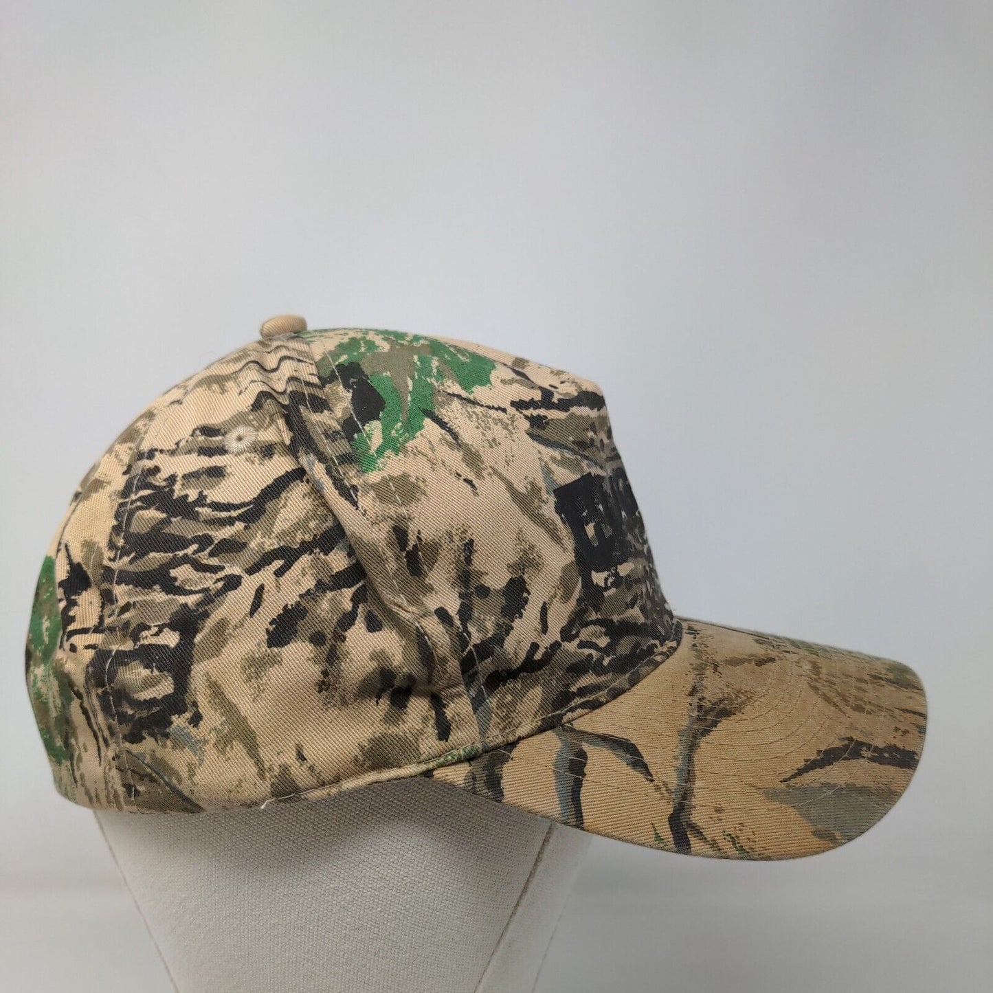 Hughes Snapback Hat Camouflage OSFM Graphic Print Adjustable Vented Holes Otto