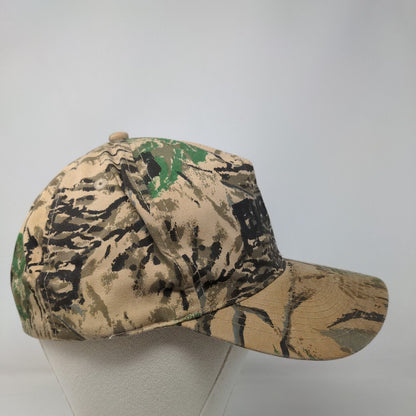 Hughes Snapback Hat Camouflage OSFM Graphic Print Adjustable Vented Holes Otto
