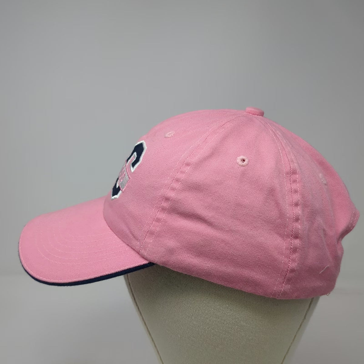 Bay State Apparel Baseball Cap Pink Blue One Size Cape Cod CC Embroidered Hat