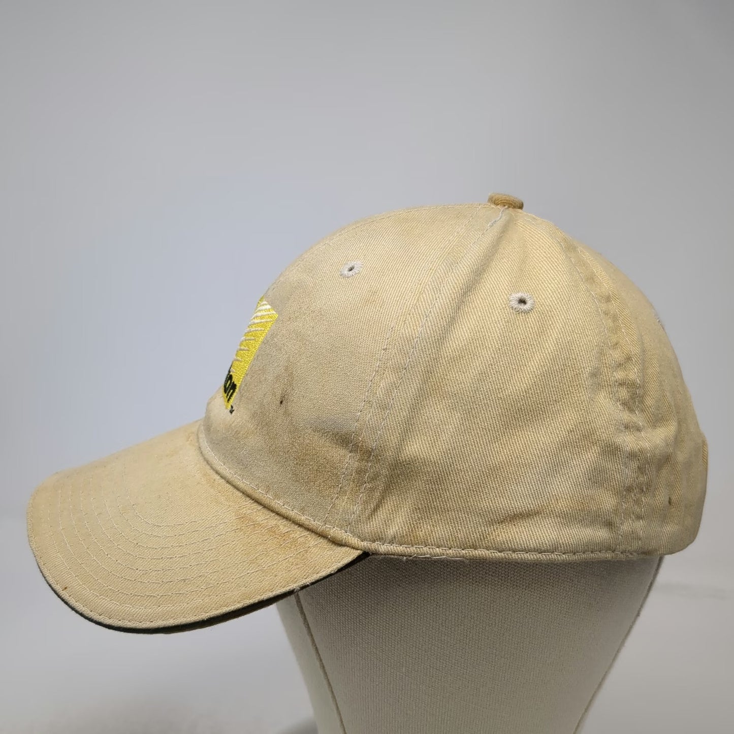 Nikon Baseball Cap Beige One Size Slideback Embroidered Logo Sport Optics Hat
