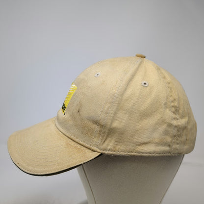 Nikon Baseball Cap Beige One Size Slideback Embroidered Logo Sport Optics Hat