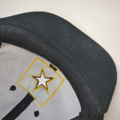 U.S. Army Veteran Baseball Cap Black OSFM Embroidered Laurel Brim Hat Military