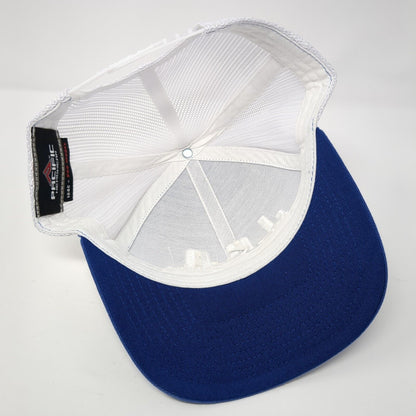 JCA Underground Snapback Trucker Hat Blue OS Adjustable Mesh Pacific Headwear