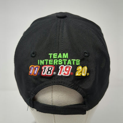 Interstate Batteries Joe Gibbs Racing Black One Size Baseball Cap Hat NASCAR
