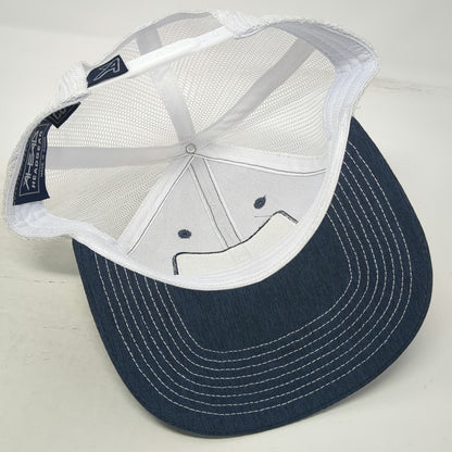 Ahead Trucker Hat Blue One Size Idaho In The Bag Mesh Snapback Patch Potatoes