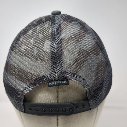 Kryptek Trucker Hat Gray Black One Size Typhon Camo Spartan Helmet Mesh Snapback