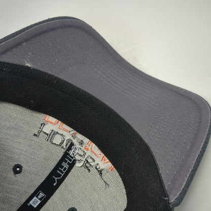 New Era 39THIRTY Gray Baseball Cap L House of Design Orange Black Stretch Hat