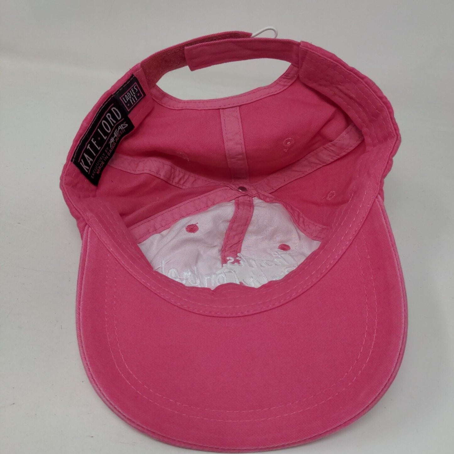 Thanks Birth Control Strapback Hat Pink Ladies Fit Embroidered Ahead