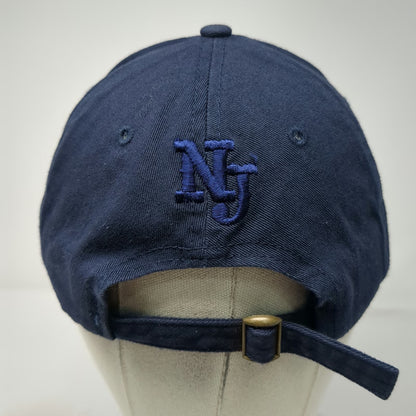 All City Polo Club Baseball Cap Blue One Size Embroidered NJ Logo Slideback hat