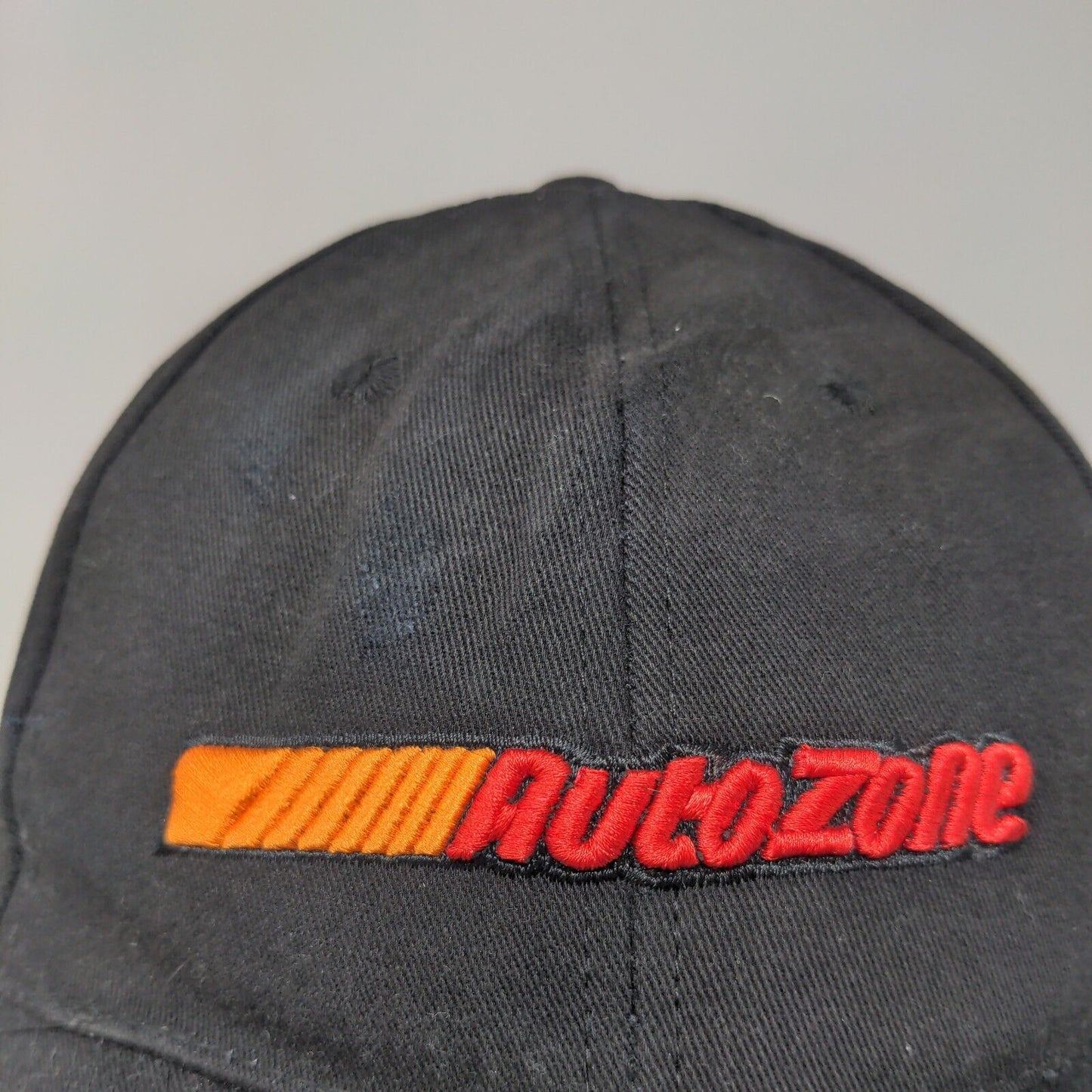 Auto Zone Men's Strapback Hat Black OSFA Embroidered Logo Employee Uniform