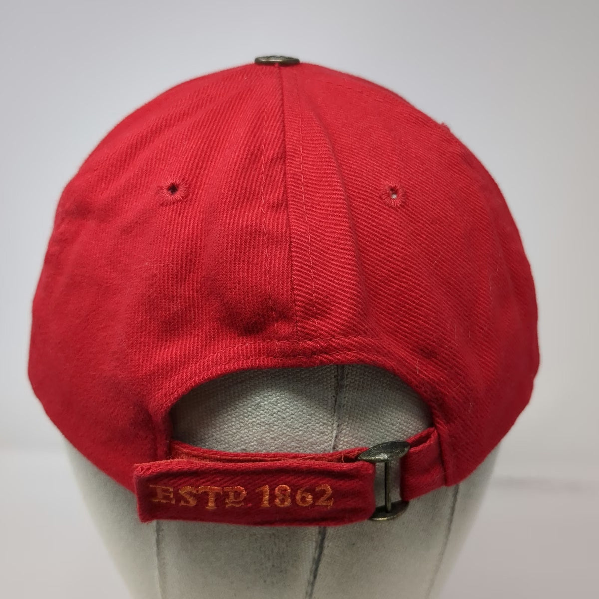 Bacardi Baseball Cap Red One Size Bat Logo Side Embroidery ESTD 1862 Hat
