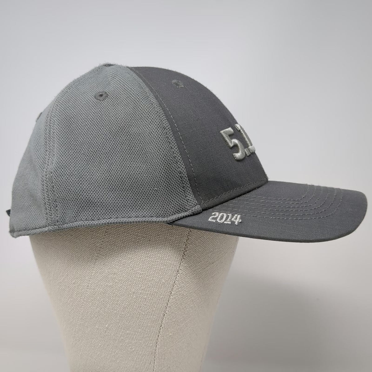 5.11 Tactical Baseball Cap Gray Orange One Size Mesh Back Strapback 2014 Hat