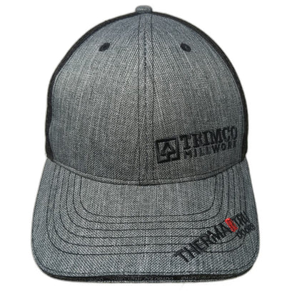 360 Apparel Baseball Cap Gray One Size Trimco Millwork Mesh Back Hat Therma-Tru