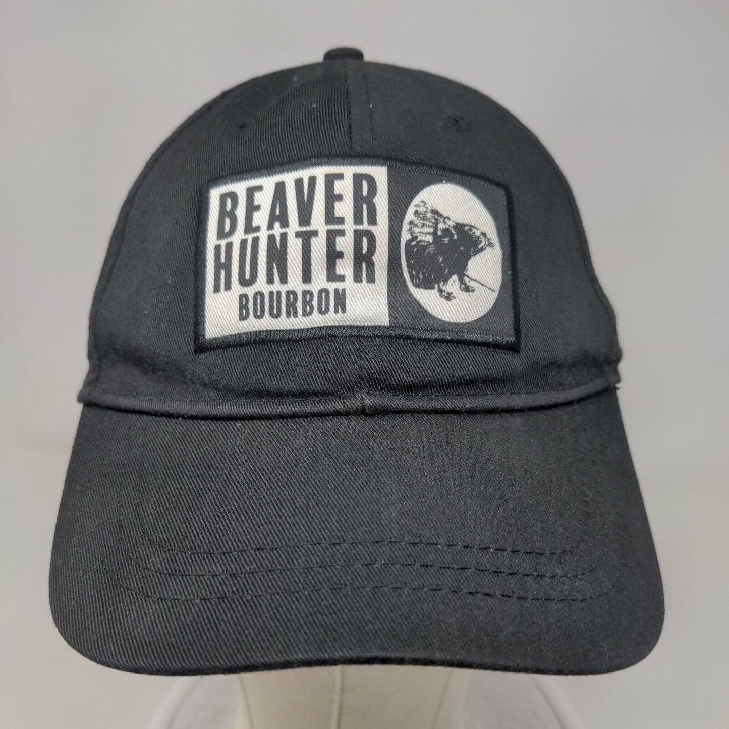 Beaver Hunter Bourbon Snapback Hat Black OSFM Adjustable Outdoor