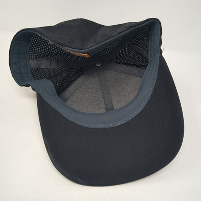 Arnold Silver Fitted Hat Black XL Solid Vent Holes Richardson Outdoor