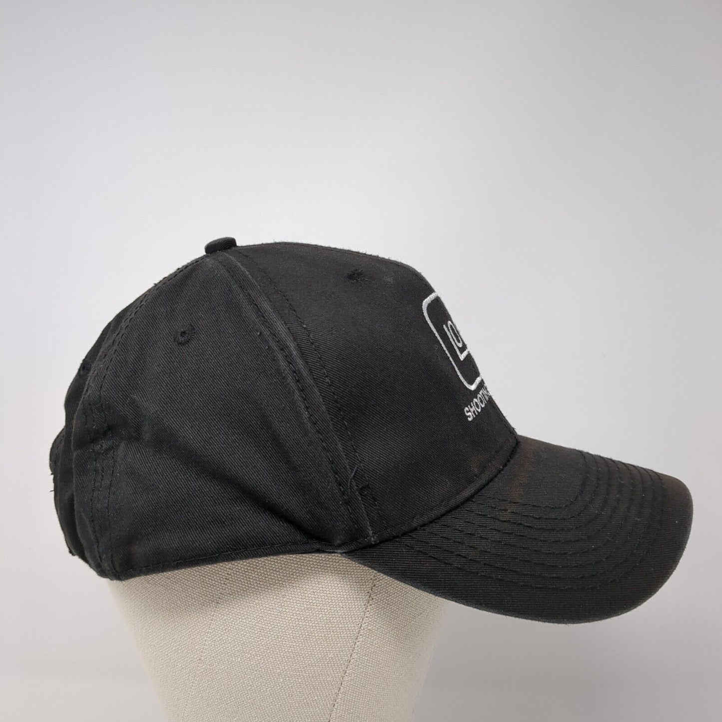 Glock Shooting Sports Strapback Hat Black One Size Adjustable 6 Panel