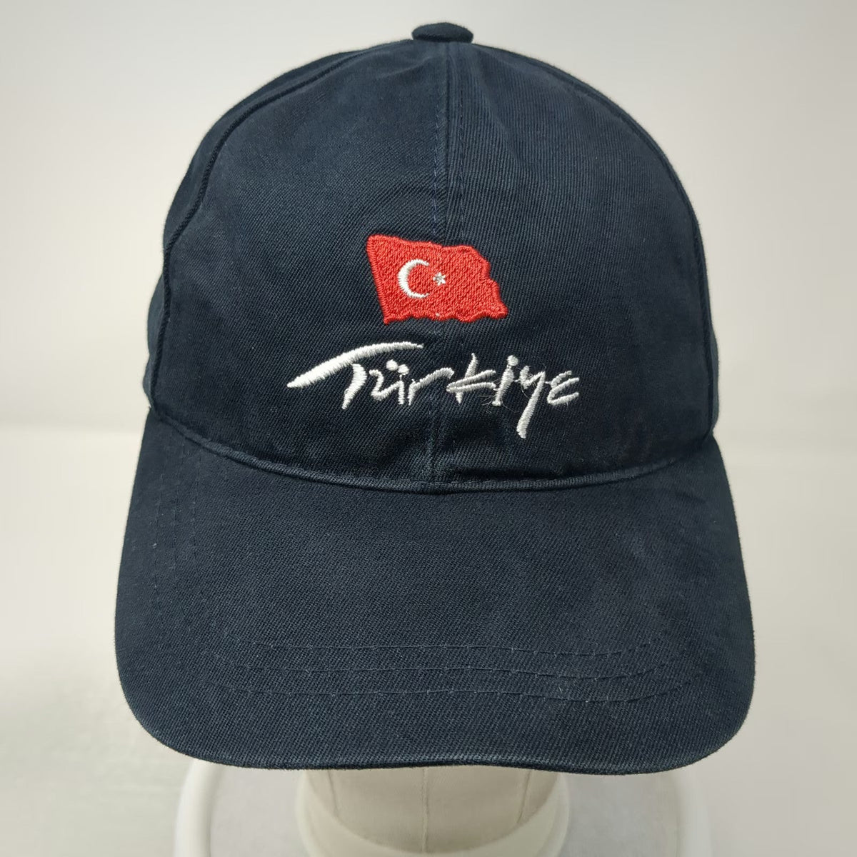 Blue Baseball Cap One Size Türkiye Turkey Map Flag Embroidered Strapback Hat