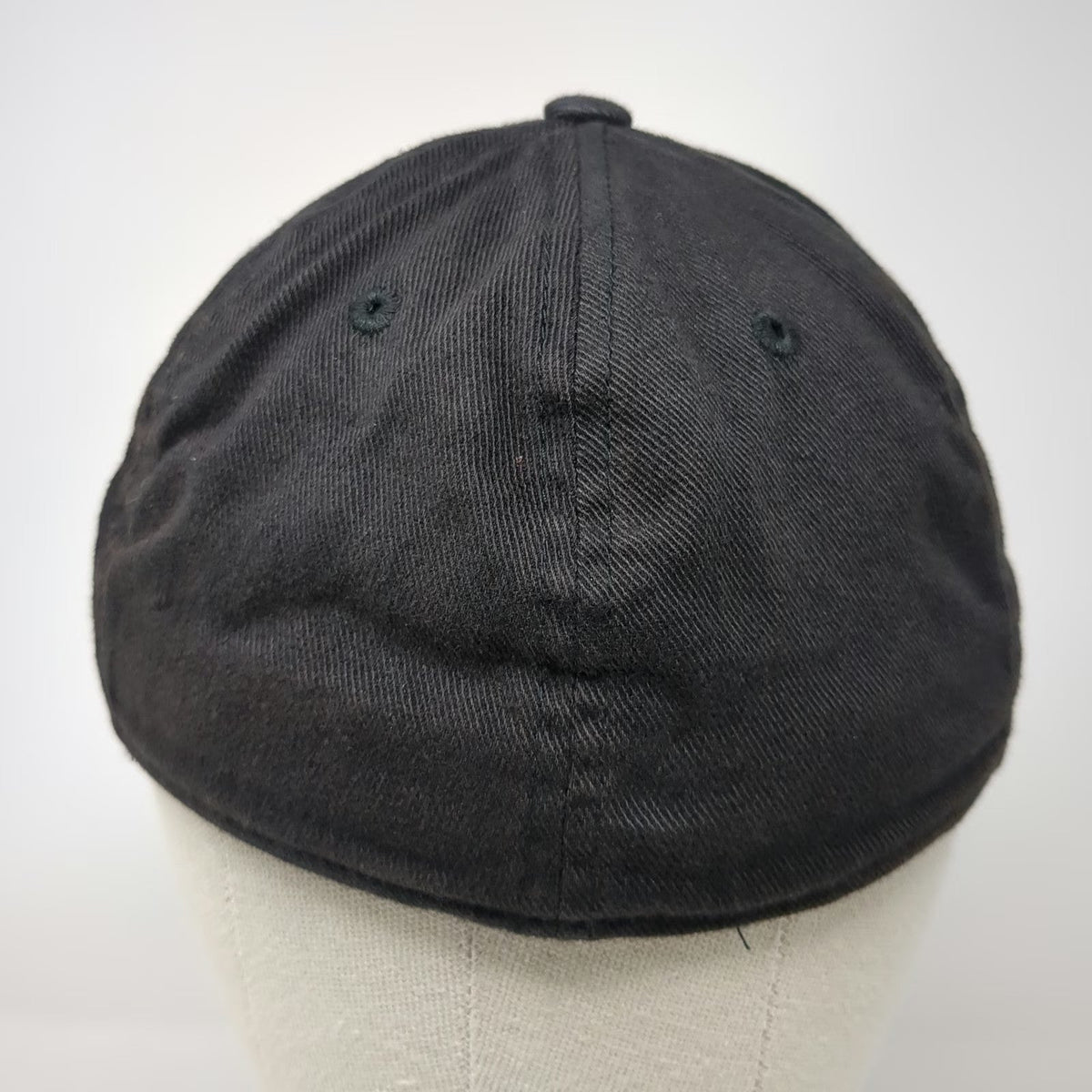 Reebok Baseball Cap Black XL UFC Logo Embroidered Stretch Fit Curved Brim Hat