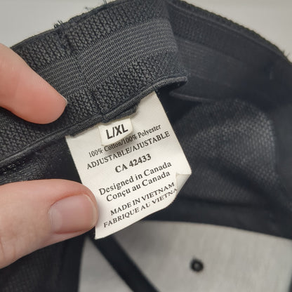 Pinnacle Services Fitted Hat Black XL Embroidered Stretch Vent Holes