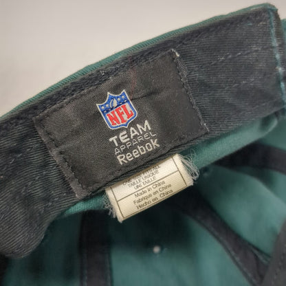 Philadelphia Eagles NFL Reebok Green One Size Hat Strapback Slideback Cotton