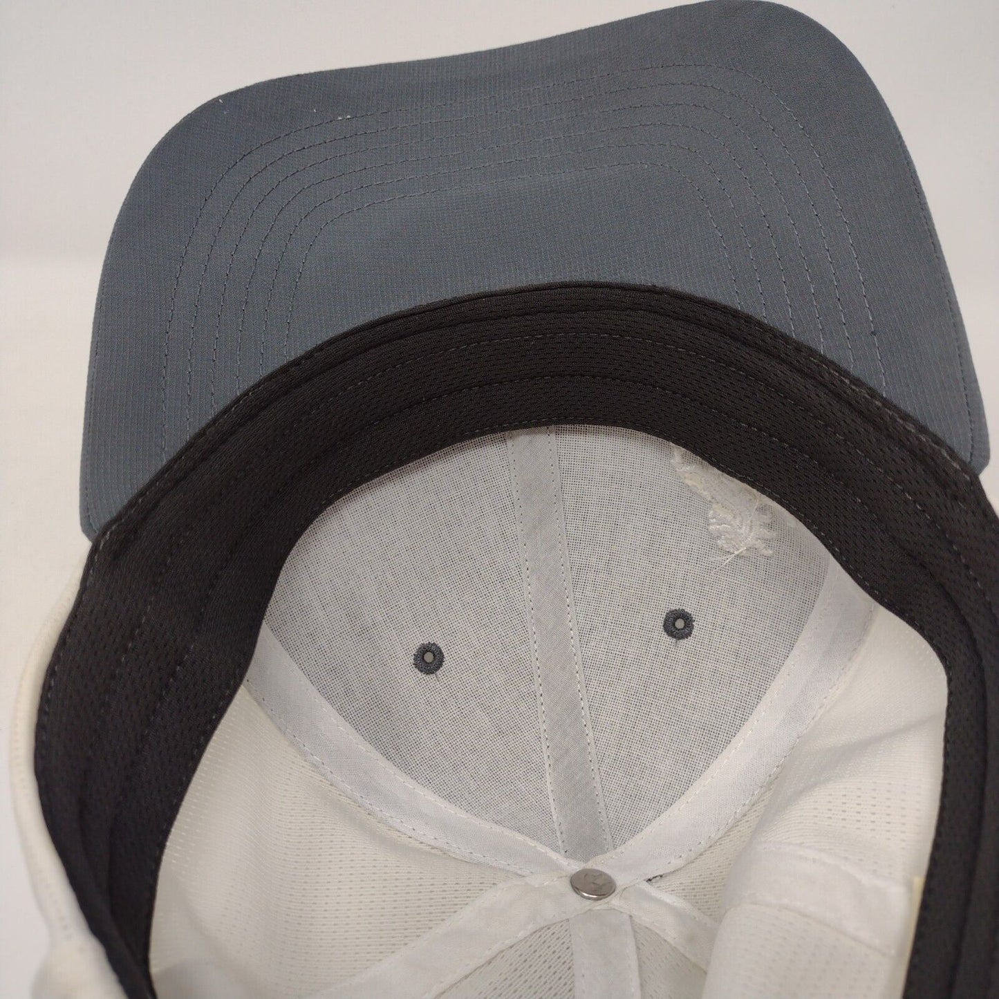 Richardson Strapback Hat Gray M/L Adjustable Embroidered Colorblock