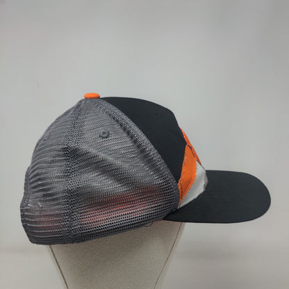 Clemson Tigers Snapback Mesh Back Trucker Hat Multi One Size Colorblock