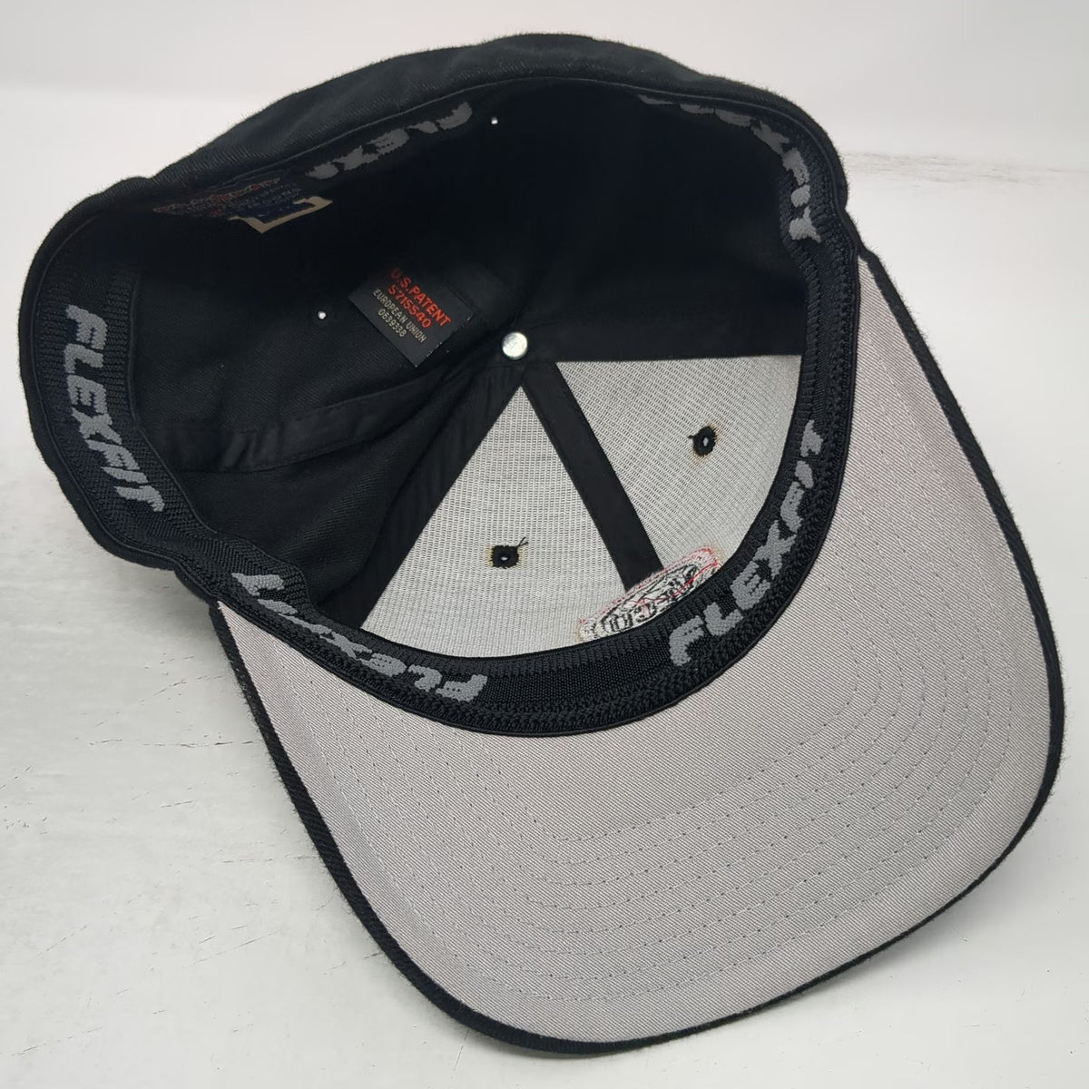 Flexfit Baseball Cap Black XL VECO Alaska Oil Field Services Fitted Hat Logo