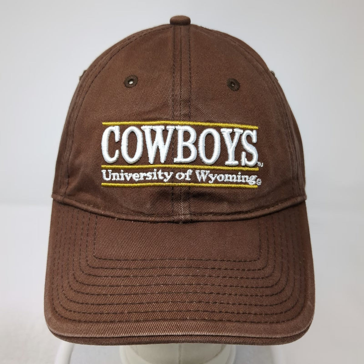 Wyoming Cowboys NCAA The Game Cap Brown One Size Strapback University Logo Hat