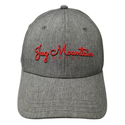 Pukka Baseball Cap Gray M Fitted Jug Mountain Ranch Heathered Stretch Fit Hat