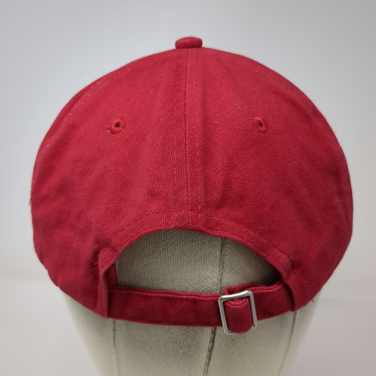 Port & Company Red Baseball Cap One Size Title Winner Embroidered Cotton Hat