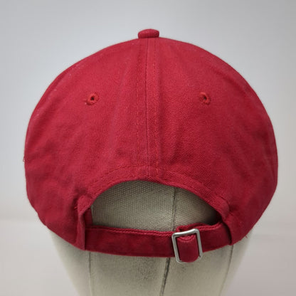 Port & Company Red Baseball Cap One Size Title Winner Embroidered Cotton Hat