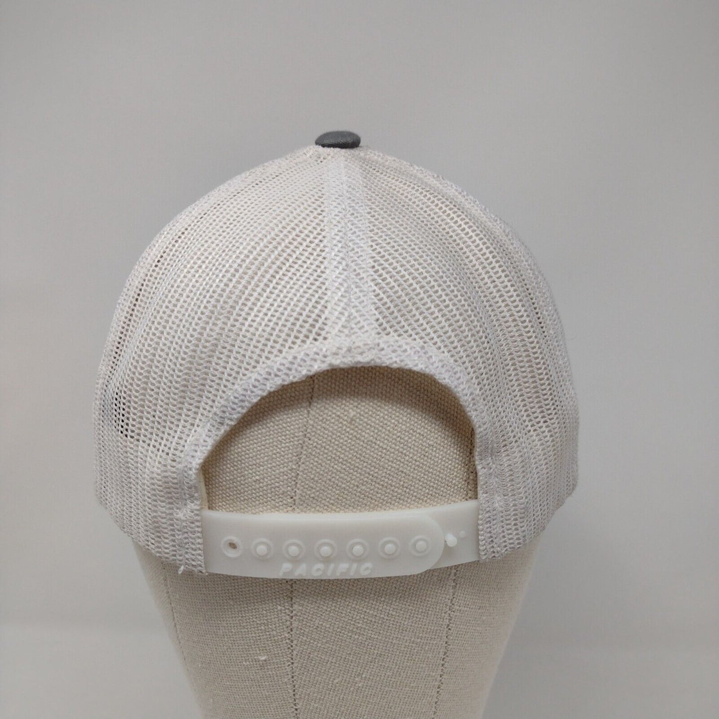 208 Bike Gear Snapback Trucker Hat Gray OSFA Mesh Back Pacific Headwear